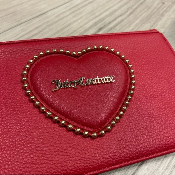 NWT Juicy Couture Red Heart Wristlet - Picture 4 of 8